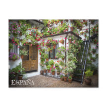 postal patio andaluz en Córdoba, España