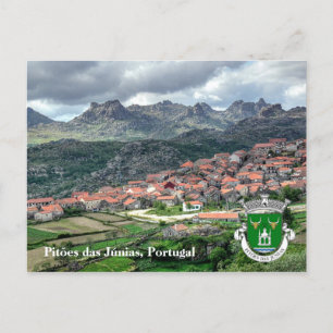 Postal Pitoes das Junias Modelo 2 Briefkaart