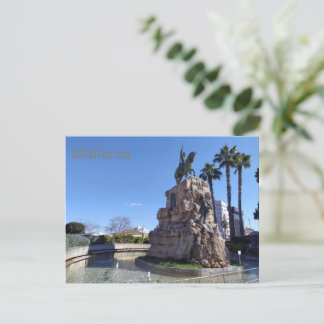 postal Plaza de España de Palma de Mallorca Briefkaart