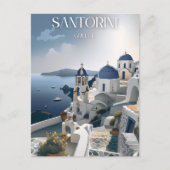 Postal Santorini, Santorini Postcard Briefkaart (Voorkant)