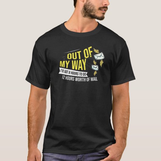 Postal Service Mailman US Postman Worker Premium T-shirt (Voorkant)