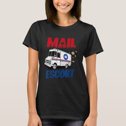 Postal Service Mailman US Postman Worker T-shirt (Voorkant)