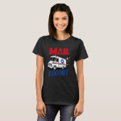 Postal Service Mailman US Postman Worker T-shirt (Voorkant volledig)