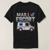Postal Service Mailman US Postman Worker T-shirt (Design voorkant)
