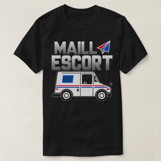 Postal Service Mailman US Postman Worker T-shirt (Design voorkant)