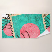 Postal stamp backgroundhome decors, background, ba badhanddoek (Badhanddoek)