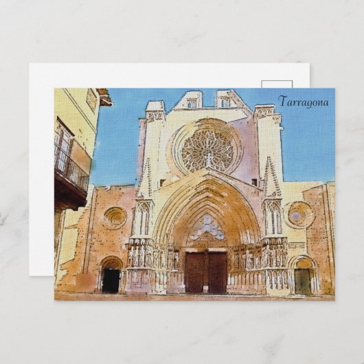 Postal Tarragona Briefkaart (Voorkant / Achterkant)