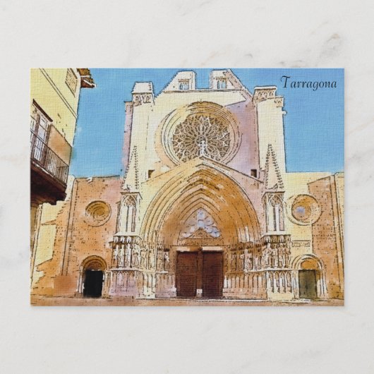 Postal Tarragona Briefkaart (Voorkant)