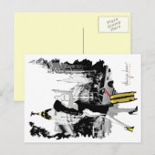 Postal ¡Taxi! Briefkaart (Voorkant / Achterkant)