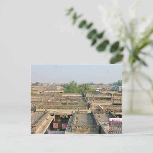 Postal tejados de Pingyao, China Briefkaart (Staand voorkant)