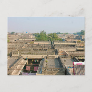 Postal tejados de Pingyao, China Briefkaart