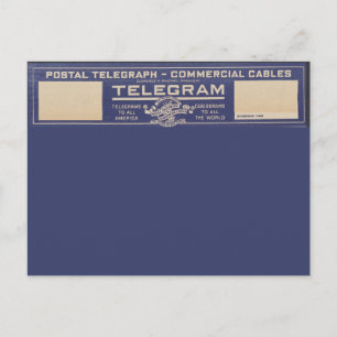 Postal Telegram  Briefkaart