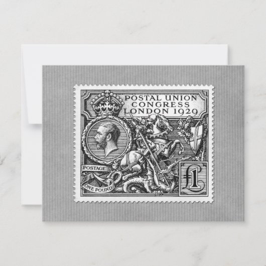 Postal Union Congress 1929 1 pond poststempel Kaart (Voorkant)