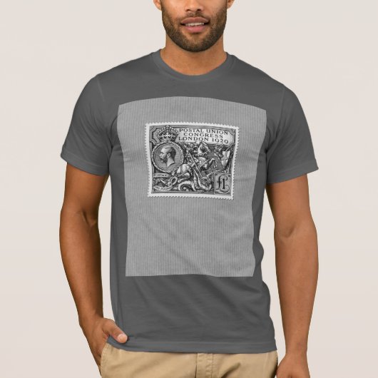 Postal Union Congress 1929 1 pond poststempel T-shirt (Voorkant)
