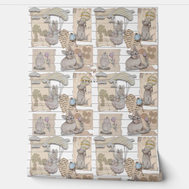 Postal van Dreamscape kinderkamer behang (Afrollen)