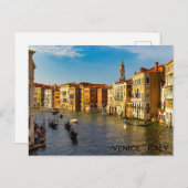 postal Venecia, Italia Briefkaart (Voorkant / Achterkant)