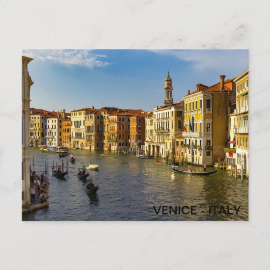 postal Venecia, Italia Briefkaart (Voorkant)