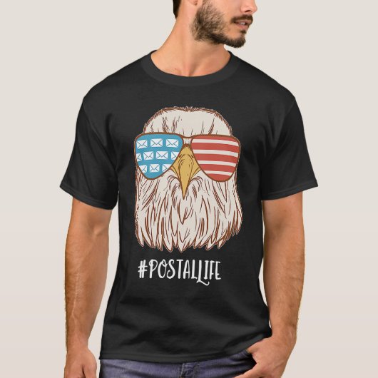 Postal Worker Delivery Mailman 4 T-shirt (Voorkant)