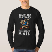 Postal Worker Delivery Mailman T-shirt (Voorkant)