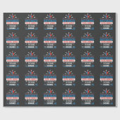 Postal Worker Funny Postman Retirement Cadeaupapier (Vlak)