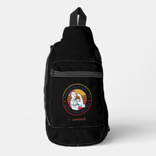 Postal Worker Life Gag Post Kantoor Coworker Custo Sling Bag