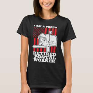 Postal Worker Love Mailman Retirement DA1 T-shirt