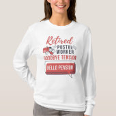 Postal Worker Mailman Retirement Novelty T-shirt (Voorkant)