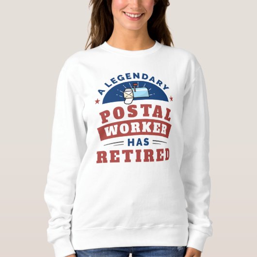 Postal Worker Mailman Retirement Novelty Trui (Voorkant)