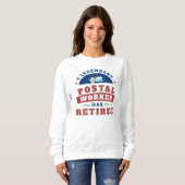 Postal Worker Mailman Retirement Novelty Trui (Voorkant volledig)