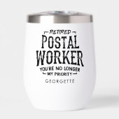 Postal Worker Pensioen Mailman Grappig Custom (Voorkant)