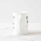 Postal Worker Retirement Mailman Personated Porselein Kop (Achterkant)