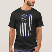 Postal Worker US Flag Postman Mail Carrier Mailman T-shirt (Voorkant)