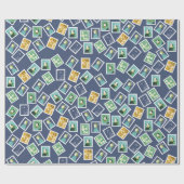 Postal Worker Wrapping Paper Cadeaupapier (Vlak)