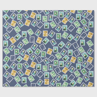 Postal Worker Wrapping Paper Cadeaupapier