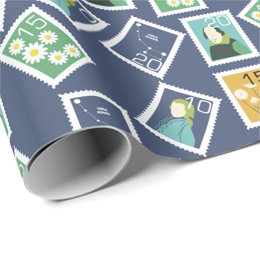 Postal Worker Wrapping Paper Cadeaupapier (Rol Hoek)