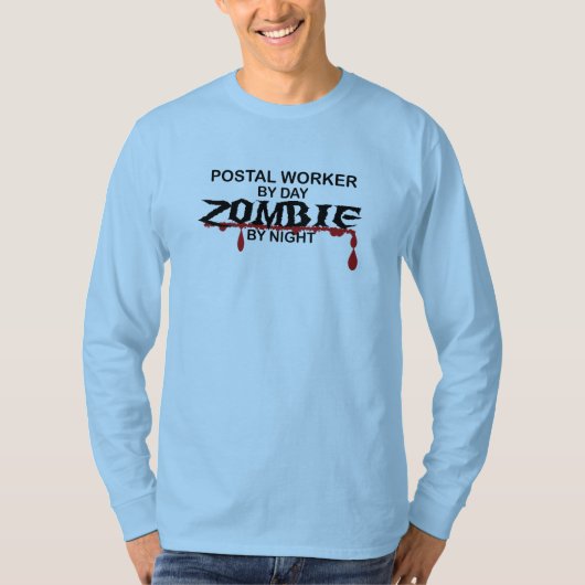 Postal Worker Zombie T-shirt (Voorkant)