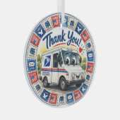 Postal Workers Appreciation  Glas Ornament (Voorkant Rechts)