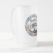 Postal Workers Appreciation  Matglas Bierpul (Voorkant links)