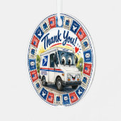 Postal Workers Appreciation  Metalen Ornament (Voorkant links)