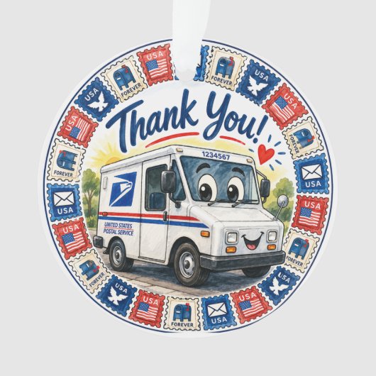 Postal Workers Appreciation  Ornament (voorkant)