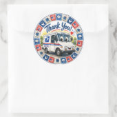 Postal Workers Appreciation  Ronde Sticker (Tas)