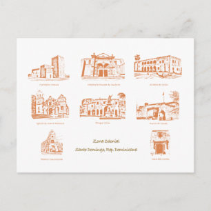 Postal Zona Kolonial, Santo Domingo, Rep. Dom. Briefkaart