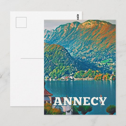 Postale Annecy Photo Vintage Briefkaart (Voorkant / Achterkant)
