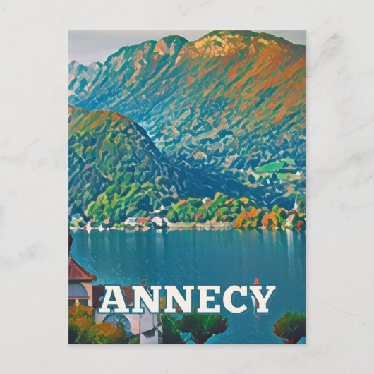 Postale Annecy Photo Vintage Briefkaart (Voorkant)