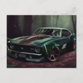 Postale auto forest kaarten (Voorkant)