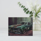 Postale auto forest kaarten (Staand voorkant)