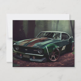 Postale auto forest kaarten