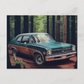Postale auto forest kaarten (Voorkant)