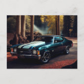 Postale auto forest kaarten (Voorkant)