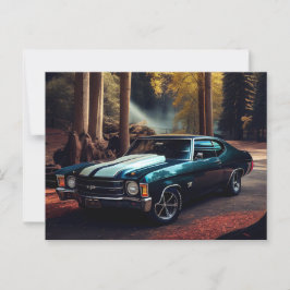 Postale auto forest kaarten
